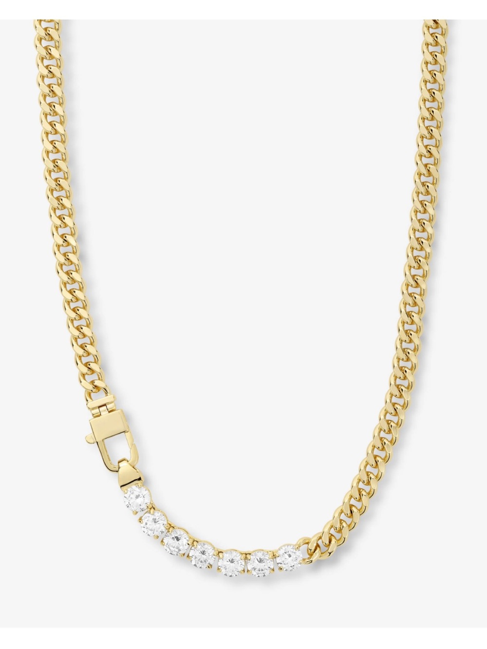 Melinda Maria Gold “Julian Loves Diamonds Necklace 6.8mm” - Picture 4 of 7